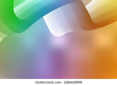 Light Multicolor vector blurred bright template. Colorful illustration in abstract style with gradient. The best blurred design for your business.