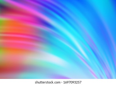 Light Multicolor vector blurred bright texture. New colored illustration in blur style with gradient. Smart design for your work.