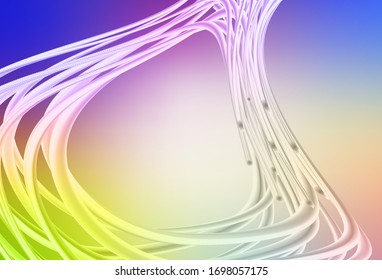 Light Multicolor vector blurred bright texture. Modern abstract illustration with gradient. Background for designs.