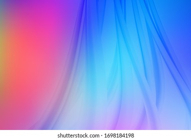 Light Multicolor vector blurred bright template. Abstract colorful illustration with gradient. New way of your design.