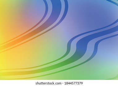 Light Multicolor vector blurred bright texture. Colorful abstract illustration with gradient. The best blurred design for your business.