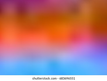 Light Multicolor vector blurred bright background. Colorful illustration in abstract style with gradient. The template can be used as a background of a cell phone.