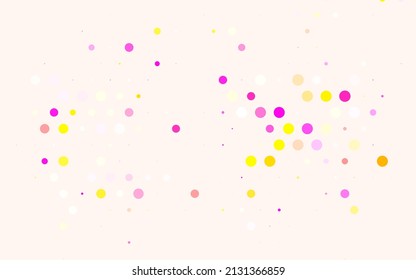 Light Multicolor vector Blurred bubbles on abstract background with colorful gradient. Modern abstract illustration with colorful water drops. Smart design for business ads.
