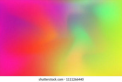 Light Multicolor vector blurred and colored background. Glitter abstract illustration with an elegant design. The completely new template can be used for your brand book.