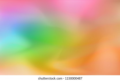 Light Multicolor vector blurred and colored backdrop. Modern geometrical abstract illustration with gradient. Brand-new style for your business design.