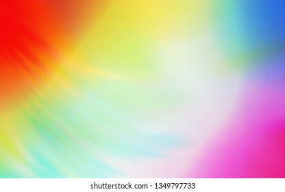 Light Multicolor vector blurred and colored pattern. Creative illustration in halftone style with gradient. Completely new design for your business.