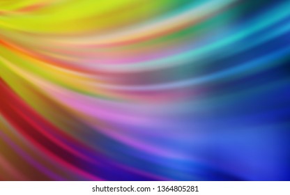 Light Multicolor vector blurred and colored pattern. Colorful abstract illustration with gradient. The best blurred design for your business.