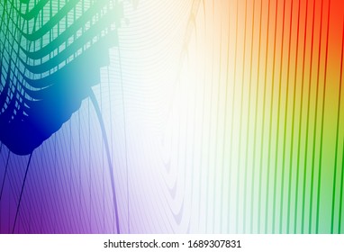 Light Multicolor vector blurred and colored pattern. Shining colorful illustration in smart style. New style for your business design.