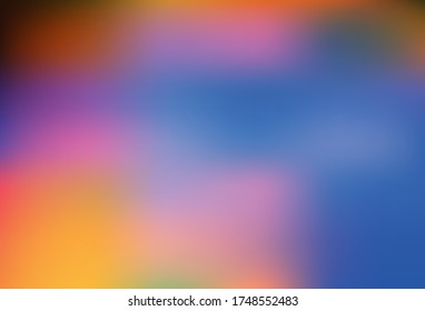 Light Multicolor vector blurred and colored pattern. New colored illustration in blur style with gradient. Smart design for your work.