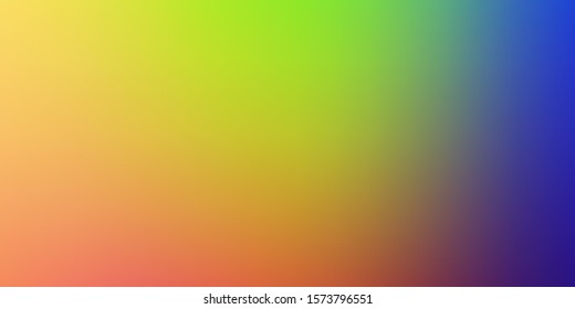 Light Multicolor vector blurred colorful background. Gradient abstract illustration with blurred colors. Sample for your web designers.