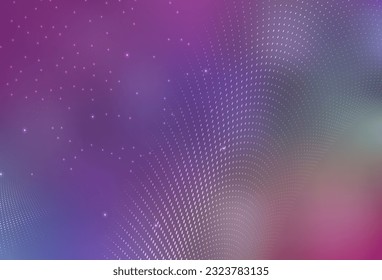 Light Multicolor vector Blurred decorative design in abstract style with bubbles. Beautiful colored illustration with blurred circles in nature style. Modern template for landing page.