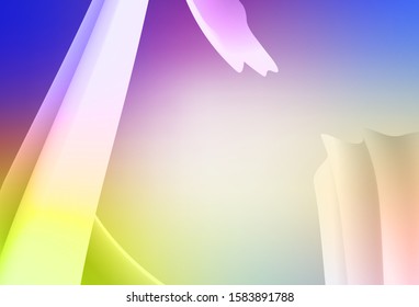 Light Multicolor vector blurred pattern. An elegant bright illustration with gradient. New style for your business design.