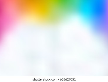 Light Multicolor vector blurred pattern. Colorful abstract illustration with gradient. The template can be used as a background of a cell phone.