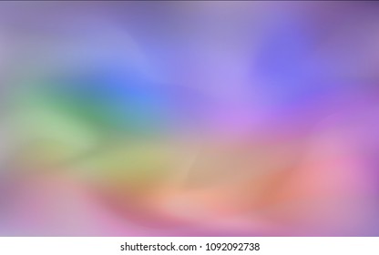 Light Multicolor vector blurred shine abstract texture. Brand-new colored illustration in blurry style with gradient. The blurred design can be used for your web site.