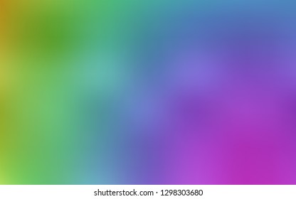 Light Multicolor vector blurred shine abstract texture. A completely new colored illustration in blur style. The best blurred design for your business.
