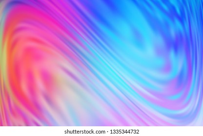 Light Multicolor vector blurred shine abstract background. Shining colored illustration in smart style. Completely new design for your business.