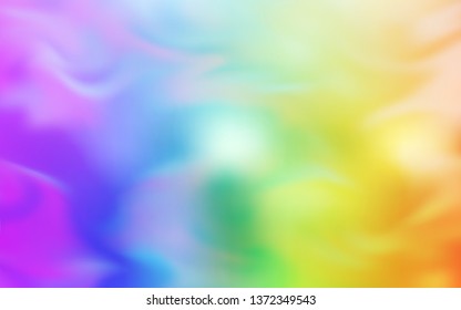 Light Multicolor vector blurred shine abstract background. Creative illustration in halftone style with gradient. New style for your business design.