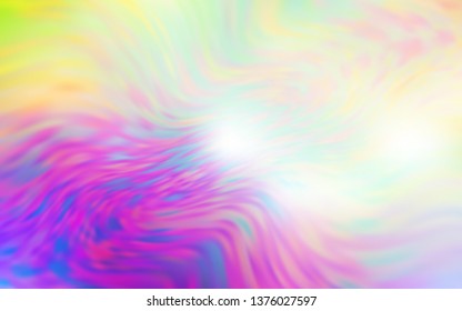Light Multicolor vector blurred shine abstract background. Colorful illustration in abstract style with gradient. Elegant background for a brand book.