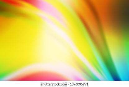 Light Multicolor vector blurred shine abstract template. New colored illustration in blur style with gradient. New way of your design.