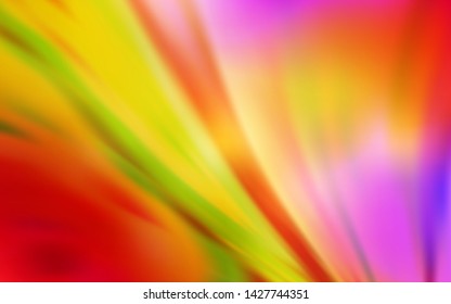 Light Multicolor vector blurred shine abstract template. Shining colored illustration in smart style. Background for designs.