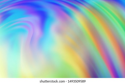 Light Multicolor vector blurred shine abstract template. Abstract colorful illustration with gradient. Background for a cell phone.