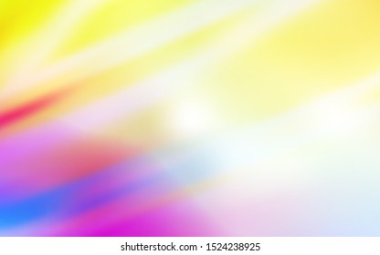Light Multicolor vector blurred shine abstract background. Creative illustration in halftone style with gradient. Background for designs.