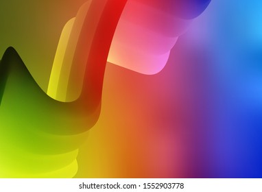 Light Multicolor vector blurred shine abstract background. Shining colored illustration in smart style. New design for your business.