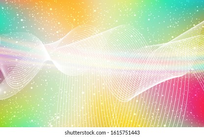 Light Multicolor vector blurred shine abstract background. Shining colored illustration in smart style. New way of your design.