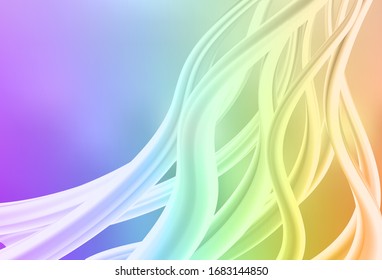 Light Multicolor vector blurred shine abstract background. A completely new colored illustration in blur style. Background for designs.