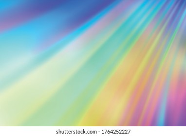 Light Multicolor vector blurred shine abstract background. New colored illustration in blur style with gradient. The best blurred design for your business.