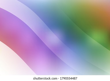 Light Multicolor vector blurred shine abstract template. Abstract colorful illustration with gradient. New style for your business design.