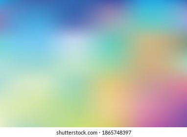Light Multicolor vector blurred shine abstract background. New colored illustration in blur style with gradient. The best blurred design for your business.