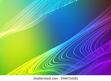 Light Multicolor vector blurred shine abstract background. Modern abstract illustration with gradient. The best blurred design for your business.