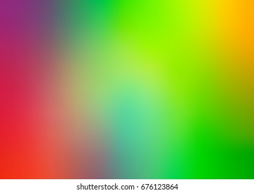 Light Multicolor vector blurred shine abstract template. A vague abstract illustration with gradient. Brand-new style for your business design.