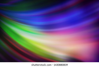 Light Multicolor vector blurred template. A completely new colored illustration in blur style. New style for your business design.