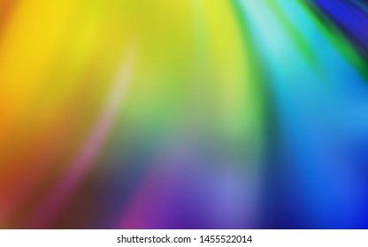 Light Multicolor vector blurred template. Creative illustration in halftone style with gradient. Blurred design for your web site.