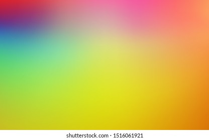 Light Multicolor vector blurred template. Colorful abstract illustration with gradient. Elegant background for a brand book.