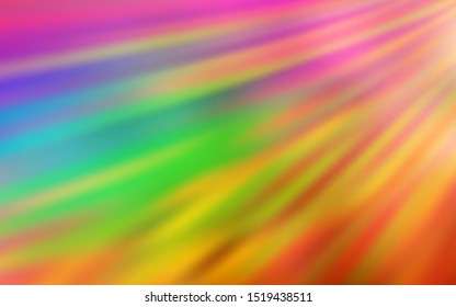 Light Multicolor vector blurred template. Abstract colorful illustration with gradient. The best blurred design for your business.