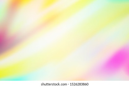 Light Multicolor vector blurred template. A completely new colored illustration in blur style. Completely new design for your business.