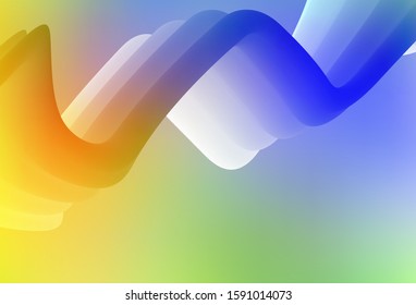 Light Multicolor vector blurred template. Modern abstract illustration with gradient. New way of your design.