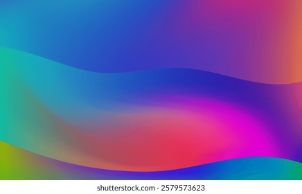 Light Multicolor vector blurred template. Abstract colorful illustration with gradient. New style design for your brand book.