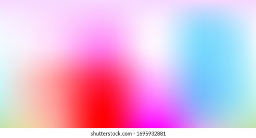 Light Multicolor vector blurred texture. Modern elegant blur illustration with gradient. Sample for your designs.
