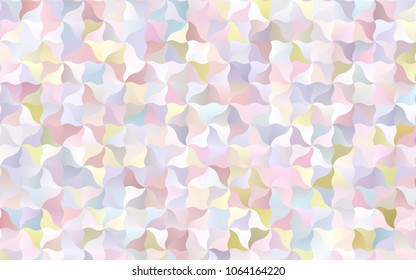 Light Multicolor vector blurry arched pattern. Modern geometrical abstract illustration with gradient bandy lines. The polygonal design can be used for your web site.