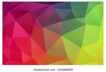 Light Multicolor vector blurry triangle background design. Geometric background in Origami style with gradient. 
