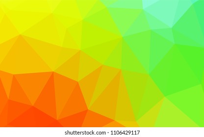 Light Multicolor vector blurry triangle pattern. Colorful illustration in polygonal style with gradient. A completely new design for your business.