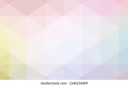 Light Multicolor vector blurry triangle template. Colorful illustration in abstract style with gradient. A completely new template for your business design.