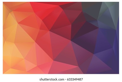 Light Multicolor vector blurry triangle background design. Geometric background in Origami style with gradient. 
