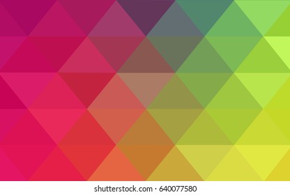 Light Multicolor vector blurry triangle background design. Geometric background in Origami style with gradient. 