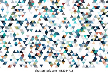 Light Multicolor vector blurry triangle pattern. Brand-new colored illustration in blurry style with gradient. The textured pattern can be used for background.