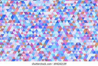 Light Multicolor vector blurry triangle template. Modern geometrical abstract illustration with gradient. The best triangular design for your business.